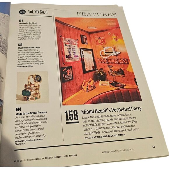 Garden & Gun Magazine December 2025 January 2026 Holiday Billy Bob Thornton - Picture 7 of 9